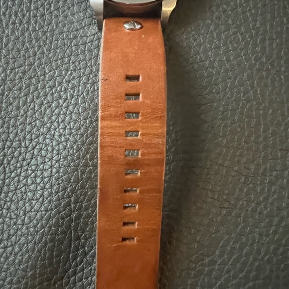 Diesel DZ7308 Blue and Black Dial Leather Men's Watch - Picture 3 of 14